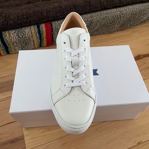 Greats white leather shoes